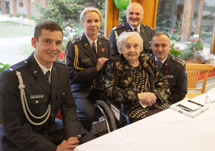 Keeper of an RAF Pilot's Legacy Celebrates Her 100th Birthday