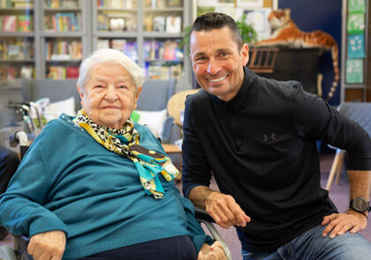 Jiří Ježek, nejlepší cyklista naší paralympijské historie, v Sue Ryder